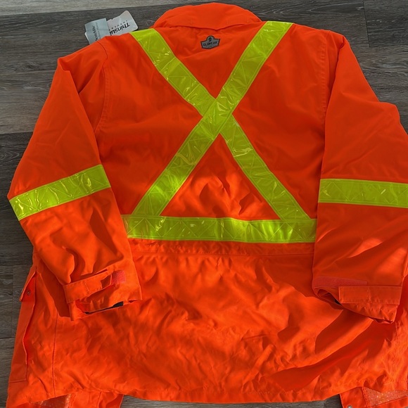 Ergodyne GloWear High Vis warm 4-in-1 Reflective Safety Jacket Orange size Large - Picture 14 of 16